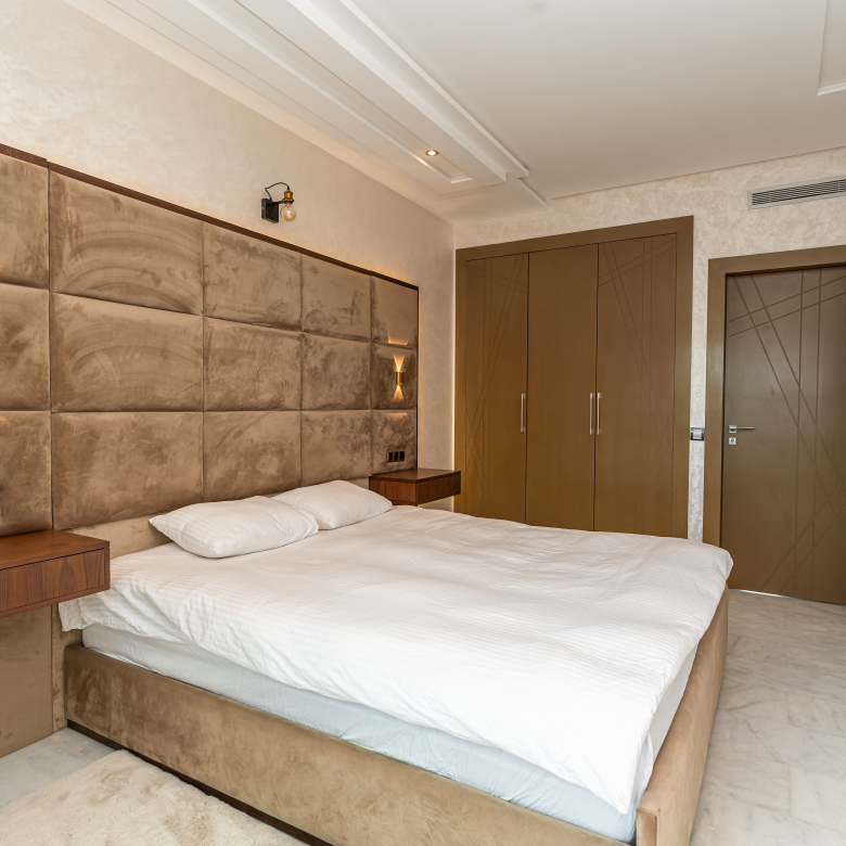 Stijlvol business-appartement — Executive Terrace, Tanger — 105m², 3slk, ondergrondse privé parkeerplaats